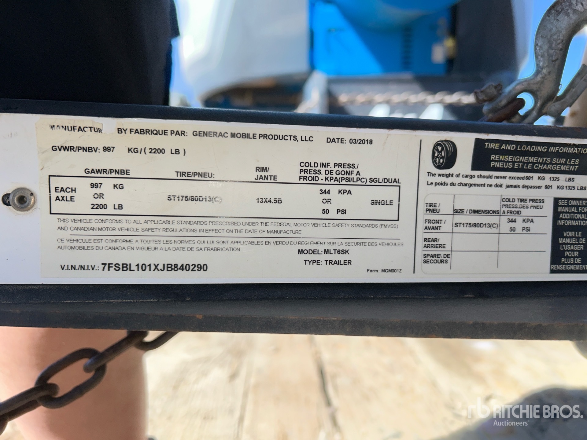 Photo of 2018 Multiquip MLT6S