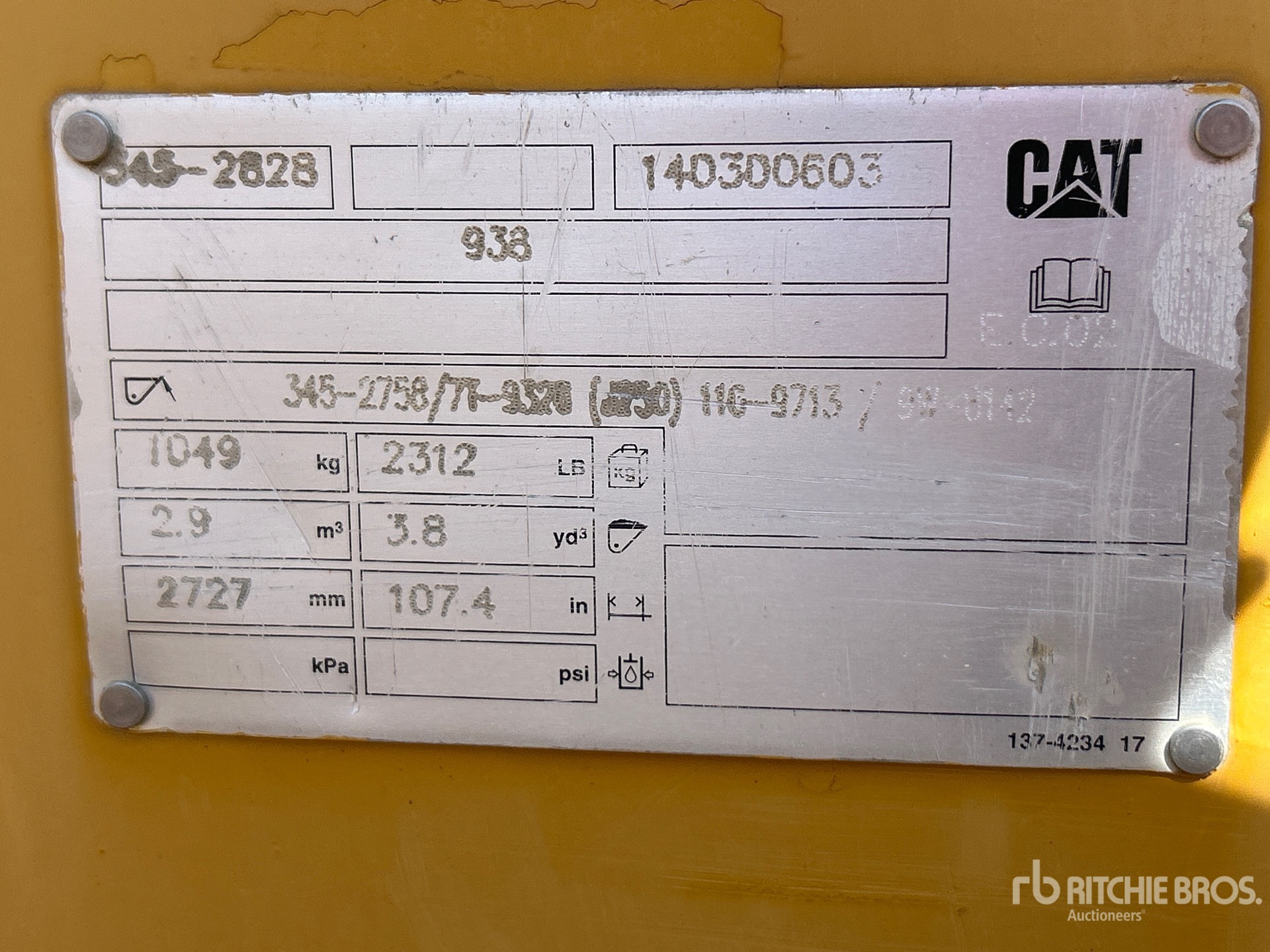 Caterpillar 107 in 3.8 cyd General Purpose  ...