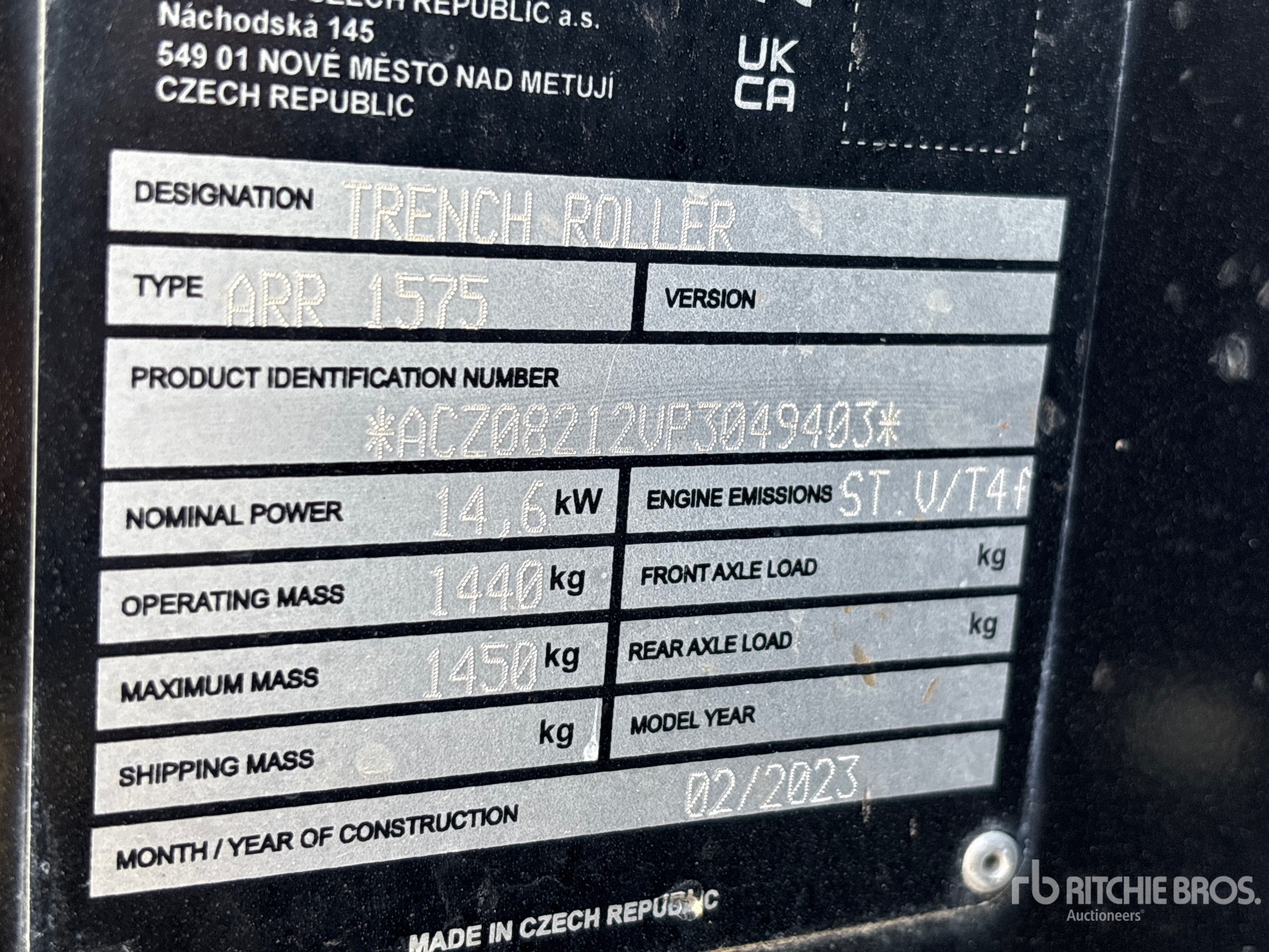 2023 Ammann ARR1575