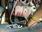 Engine with A/C Compressor