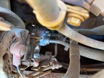 Engine with A/C Compressor