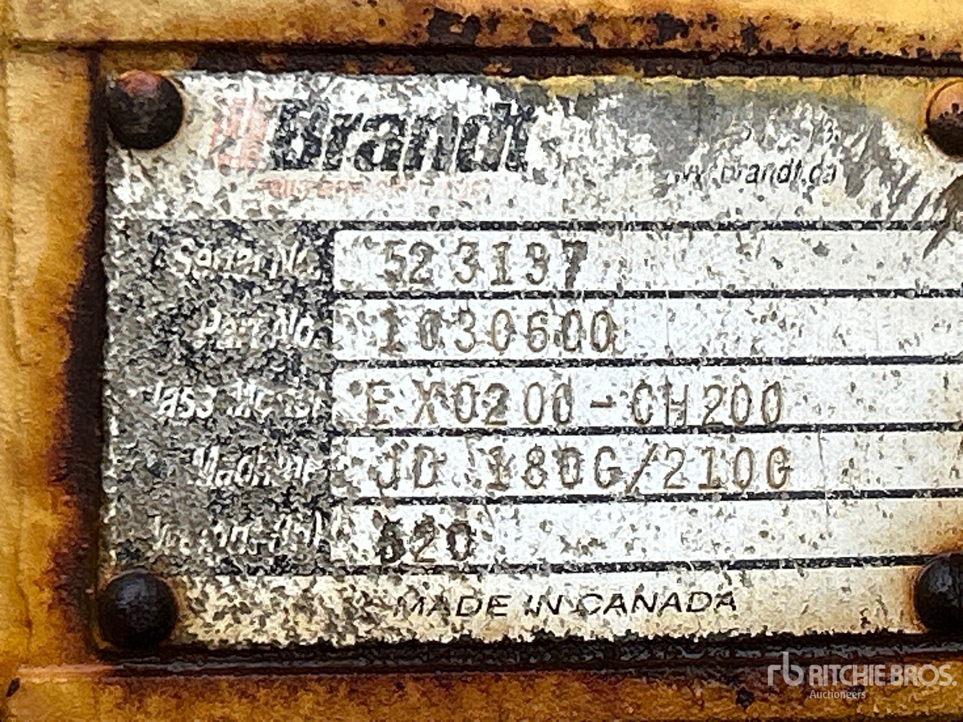 John Deere 21 IN - FITS 180G/210G