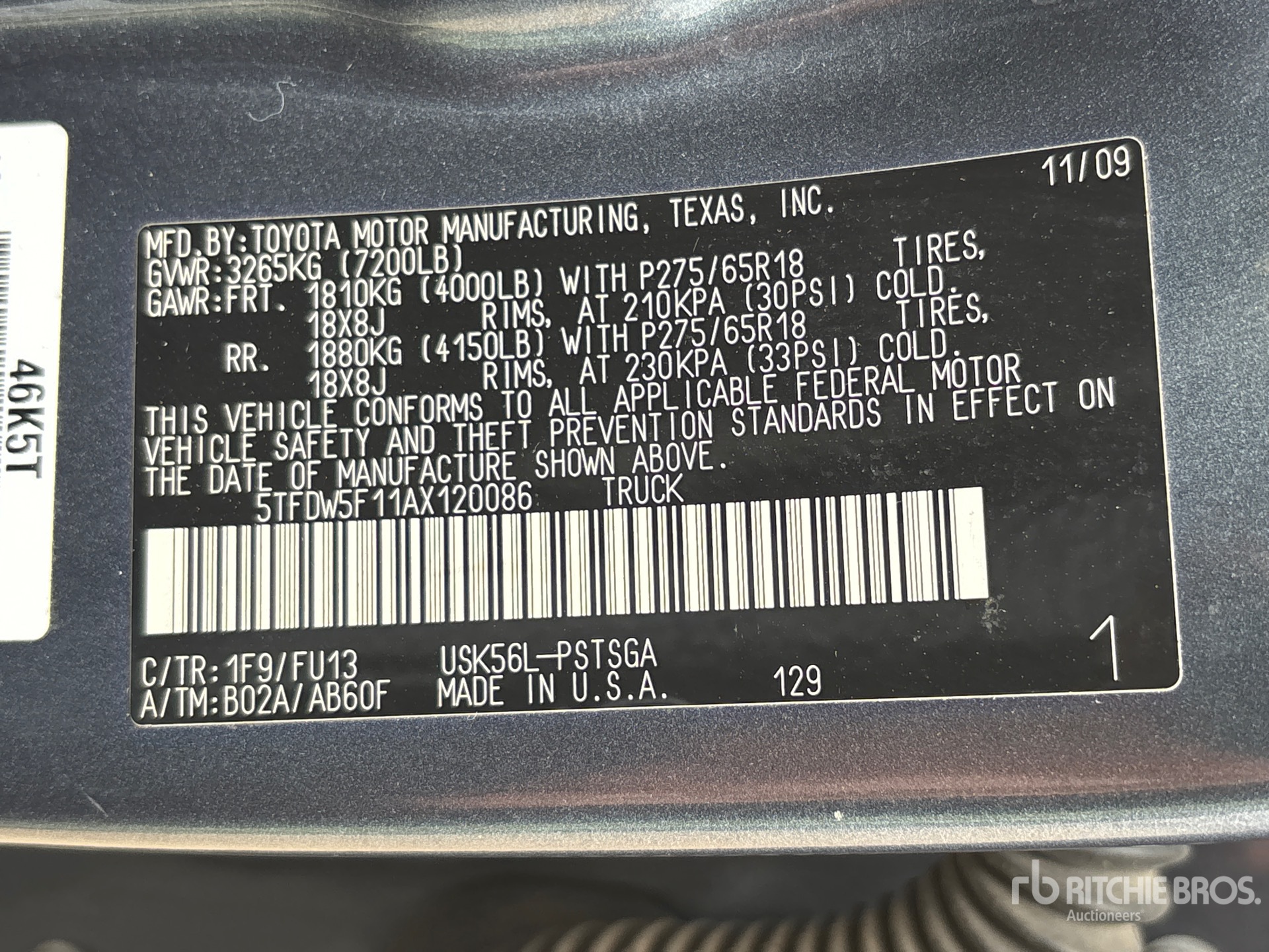 2010 Toyota TUNDRA