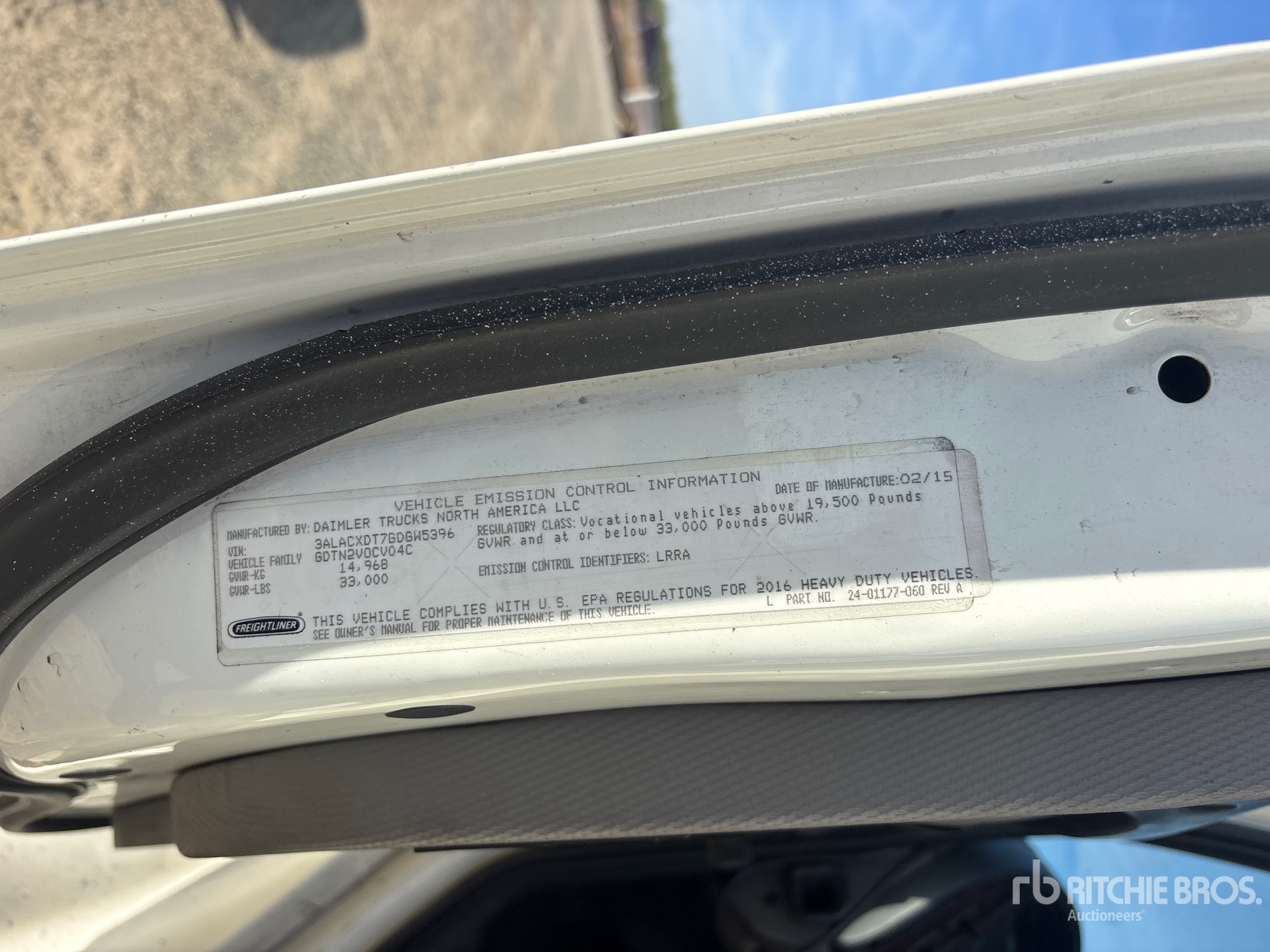 2016 Freightliner M2 106
