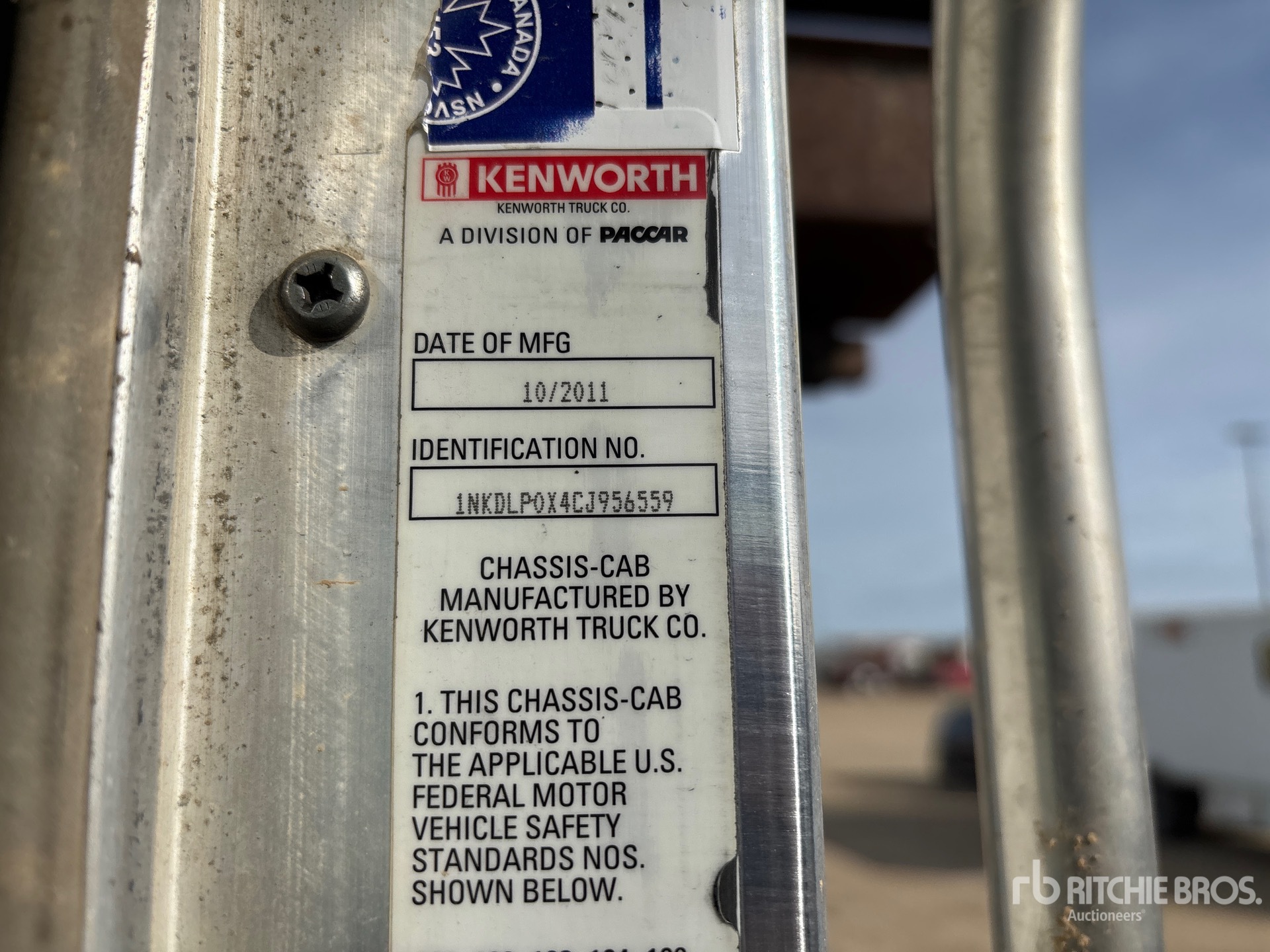 2012 Kenworth T800