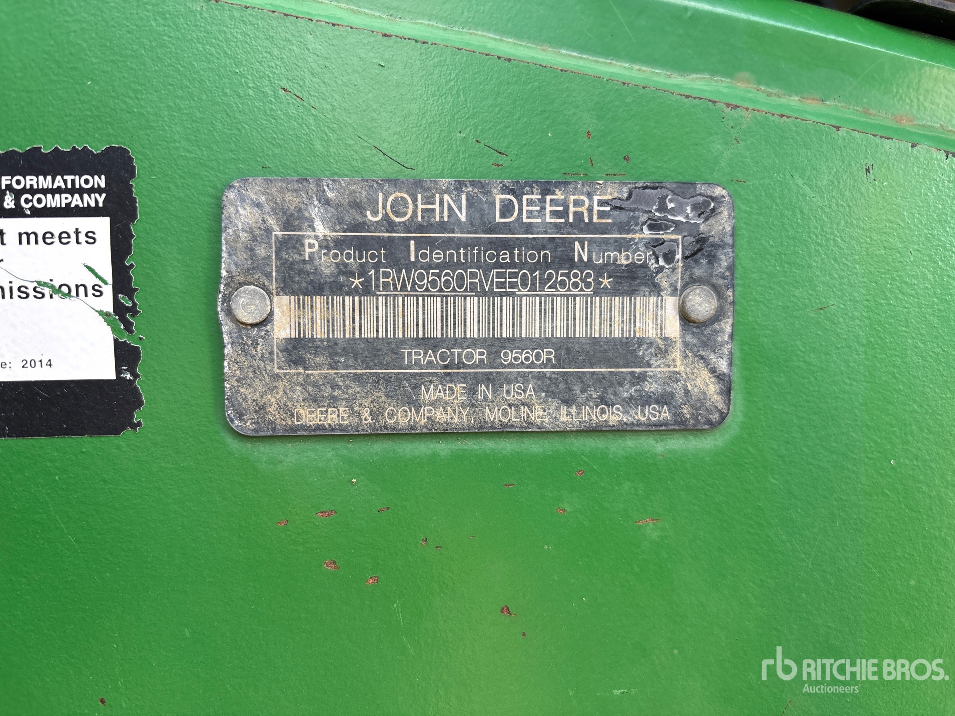 2014 John Deere 9560R