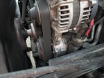 Engine with A/C Compressor