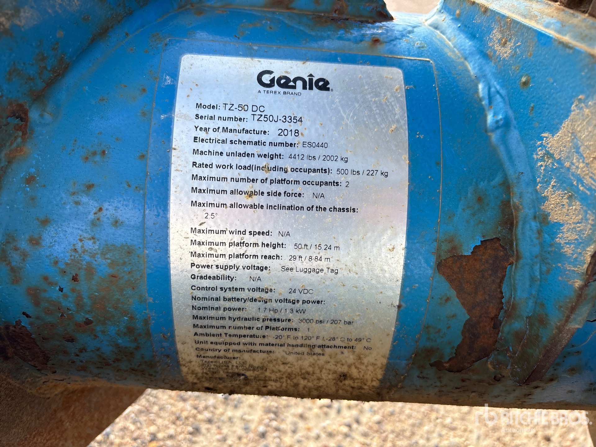 2018 Genie TZ-50DC