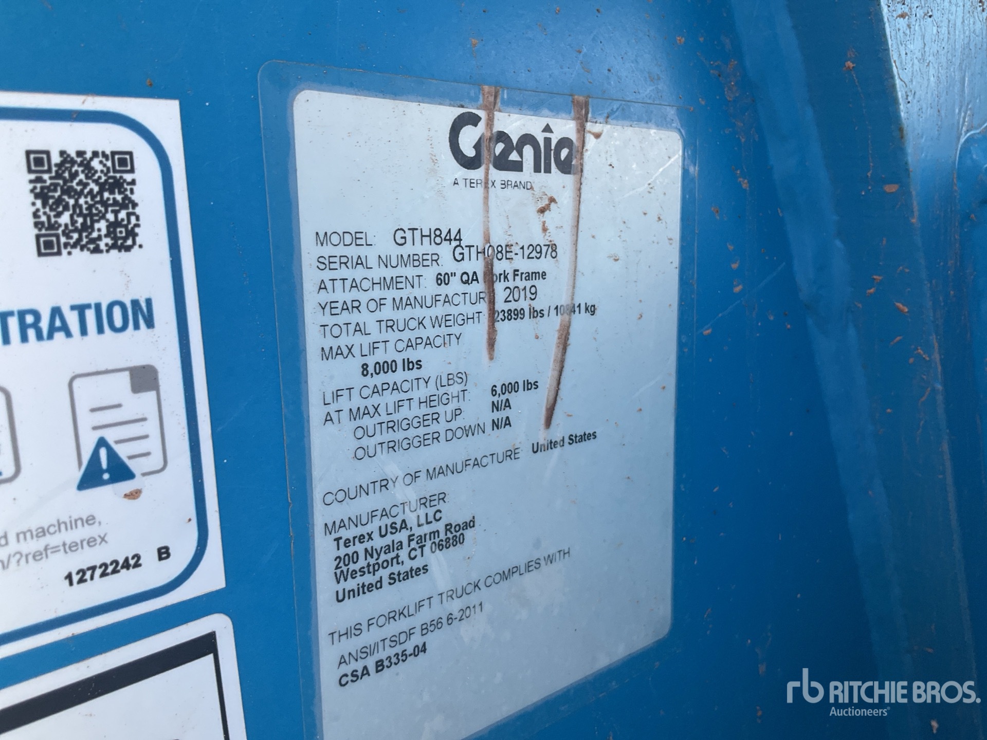 Photo of 2020 Genie GTH-844D