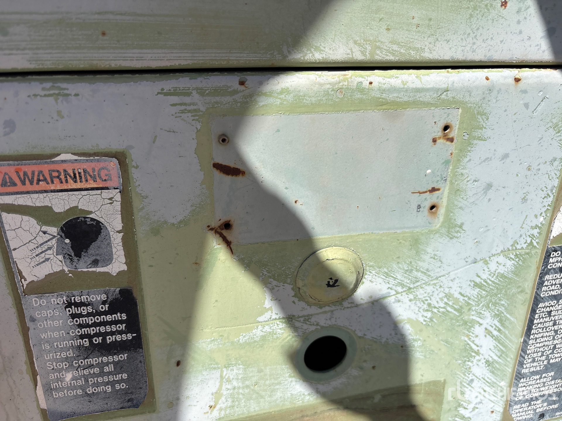 1985 Ingersoll Rand 185 CFM MOBILE