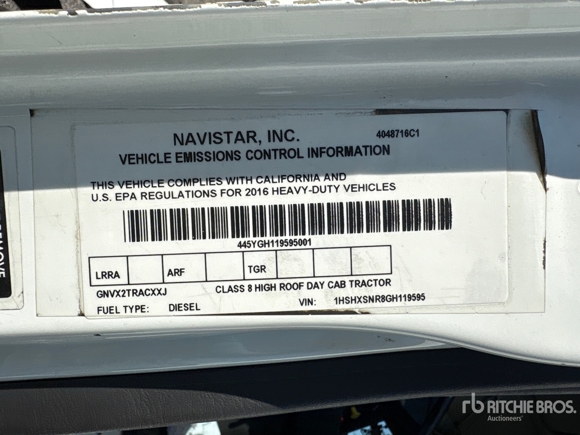 2016 International 8600