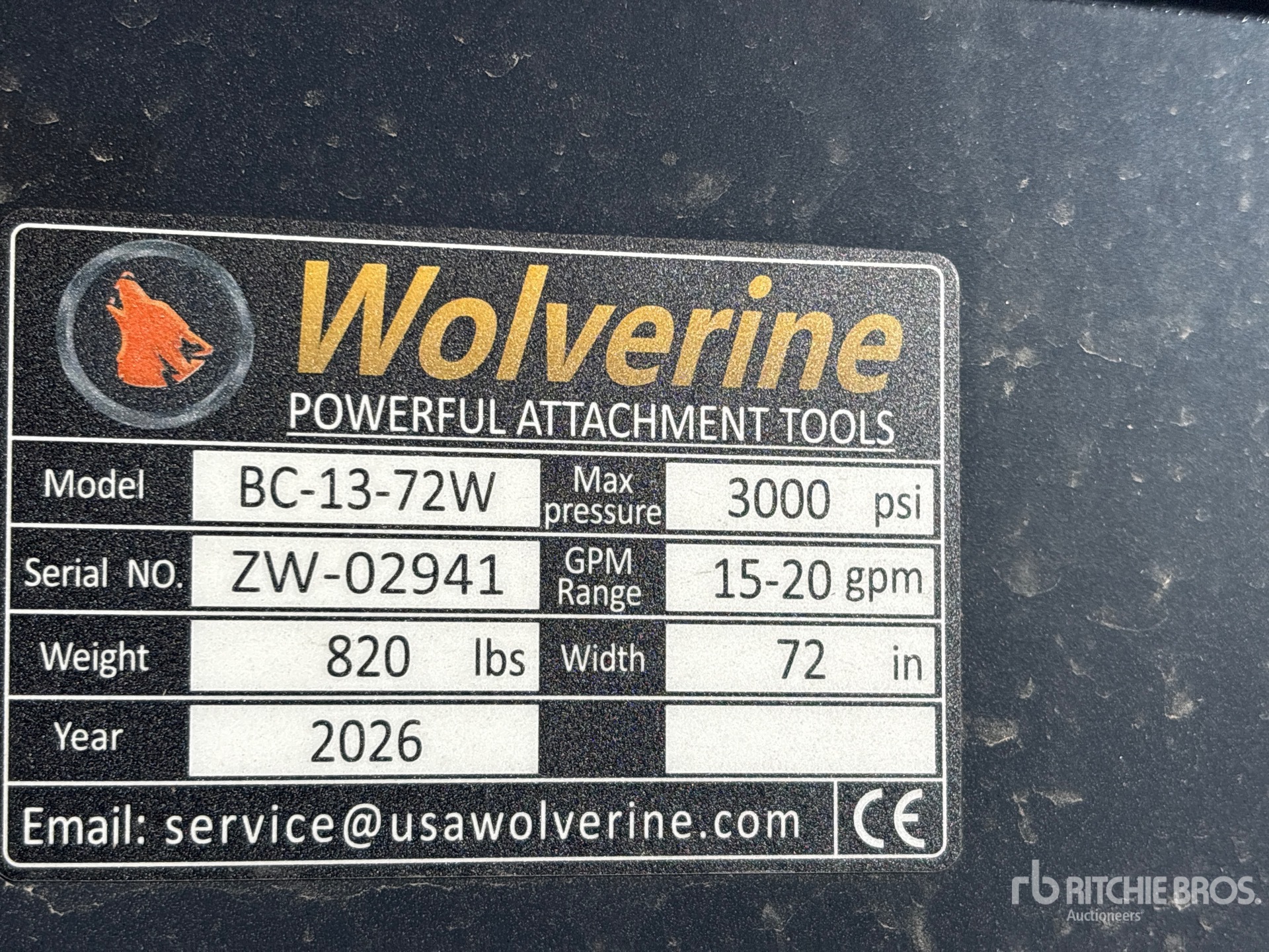 2026 Wolverine BC-13-72W