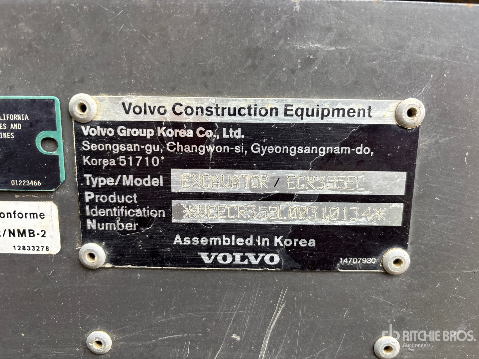 2019 Volvo ECR355EL