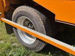 Underbody with Right Rear Drive Tires
