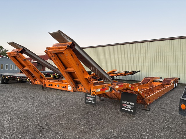 2005 Delavan Lowboy T/A Open Car Carrier Trailer