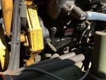 Engine with A/C Compressor