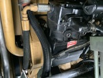 Engine with A/C Compressor