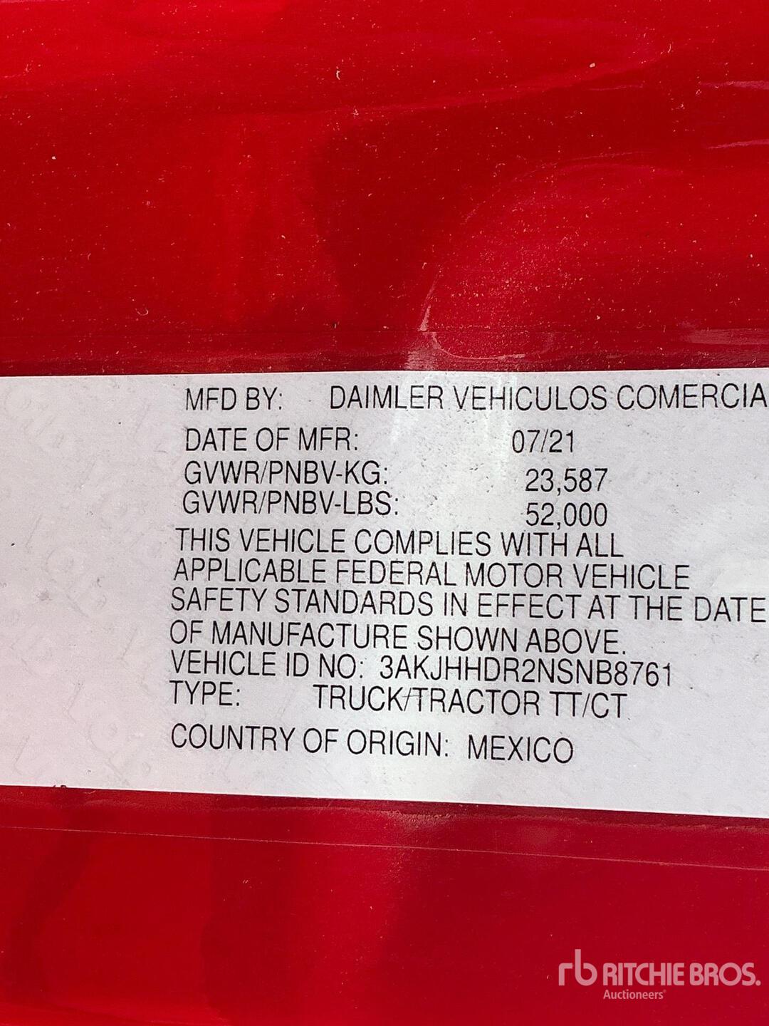 2022 Freightliner CASCADIA 126
