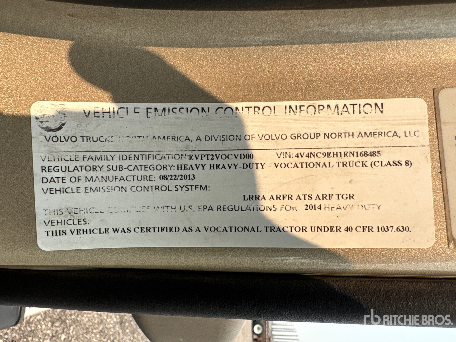 2014 Volvo VNL
