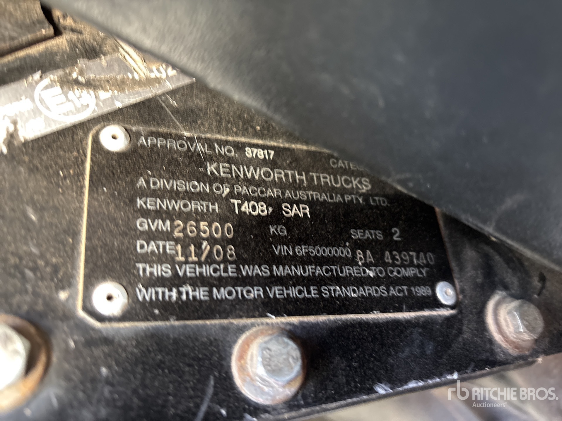 2008 Kenworth T408SAR
