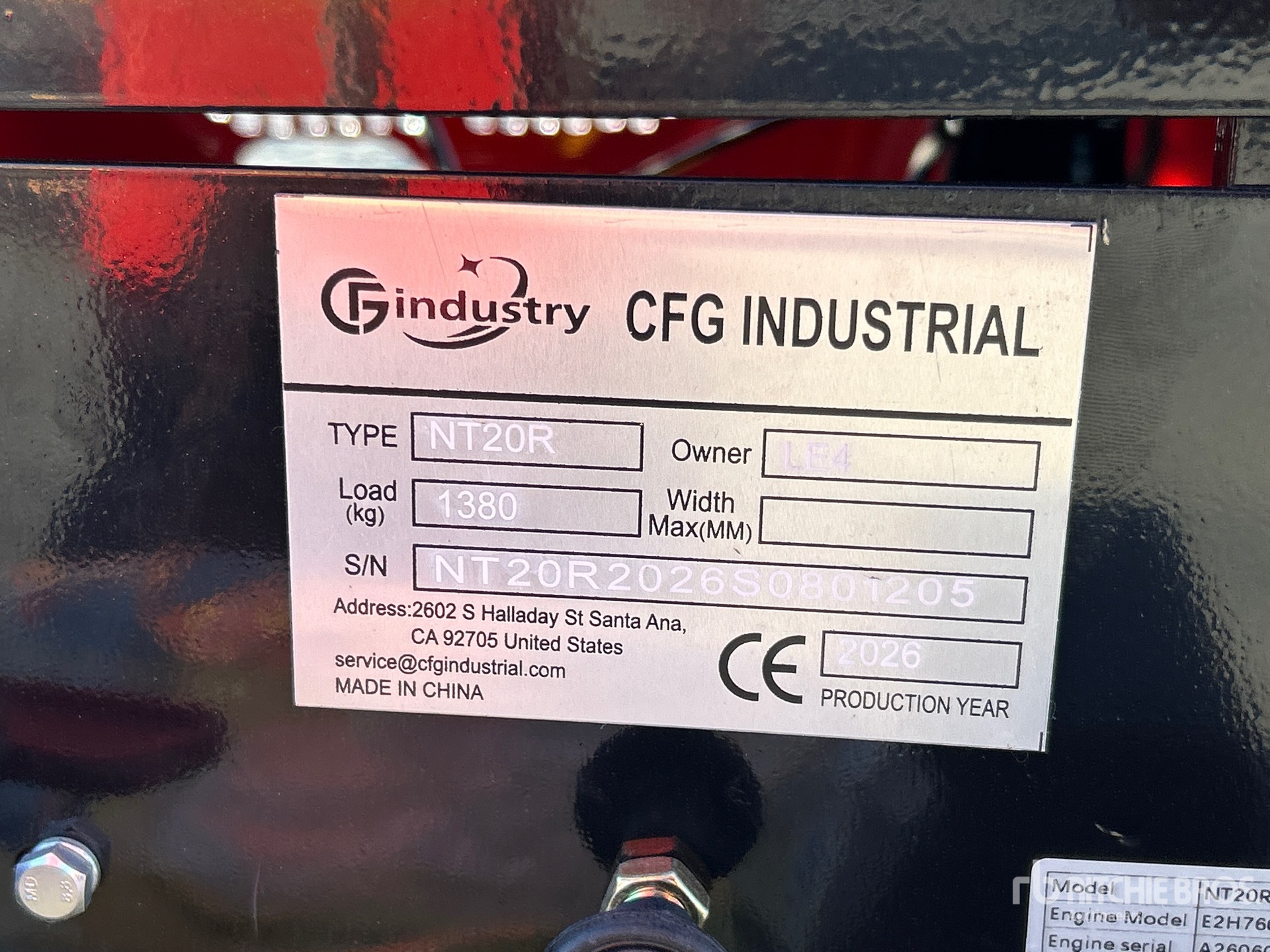 2026 CFG NT20R