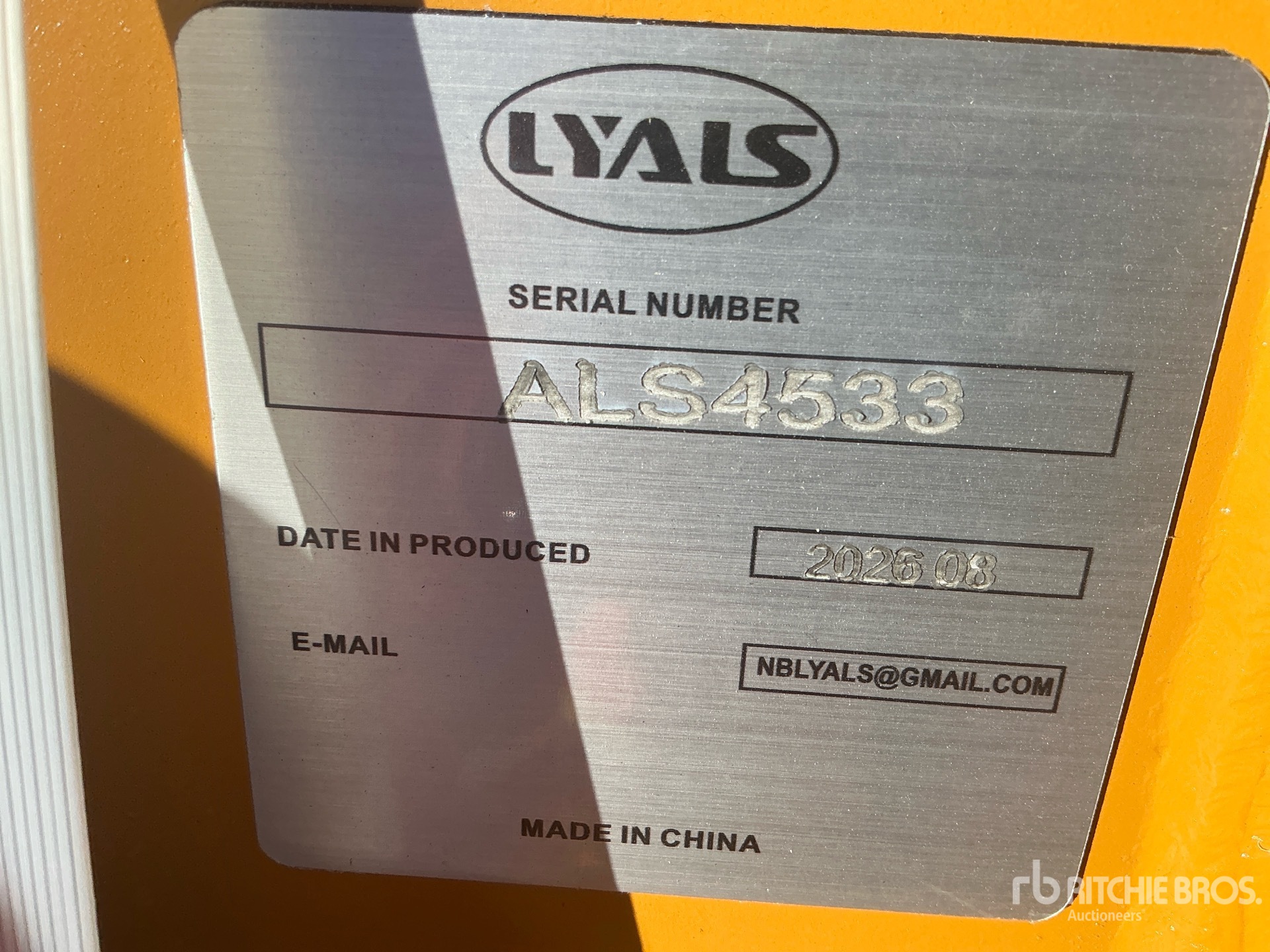 2026 LYALS ALS EB345