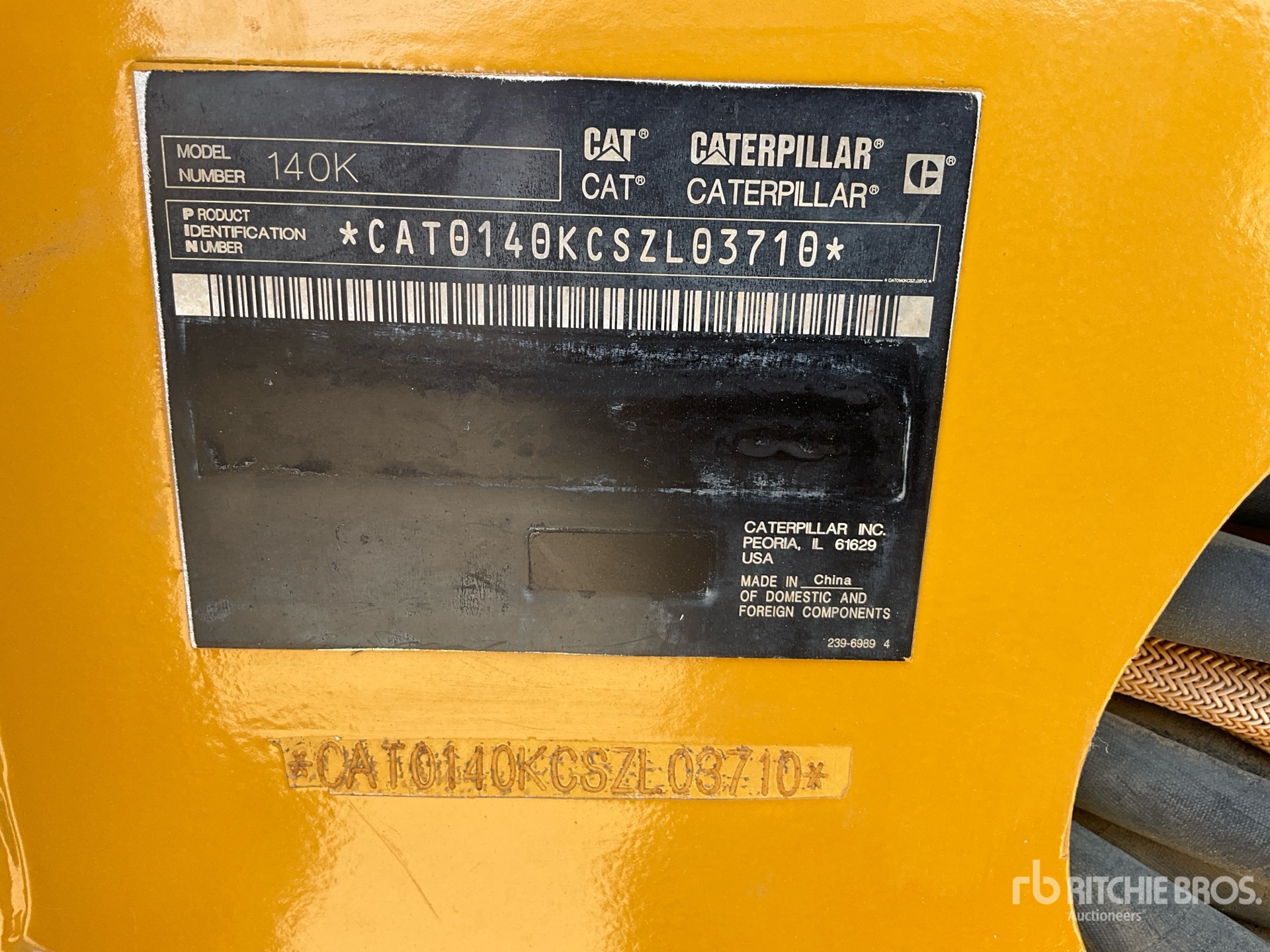 2018 Caterpillar 140K