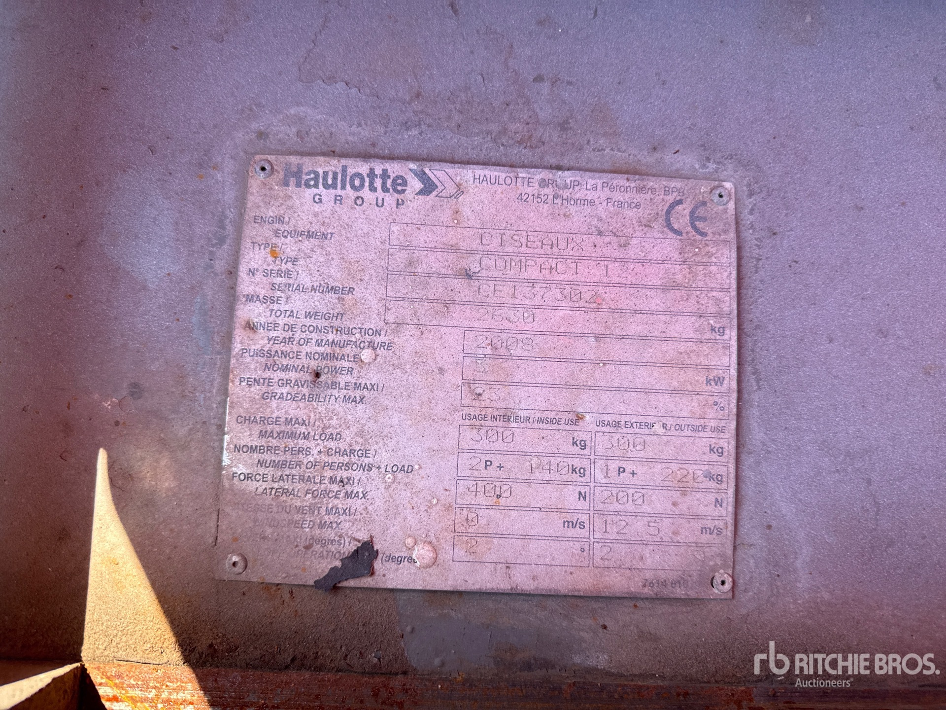 2008 Haulotte COMPACT 12