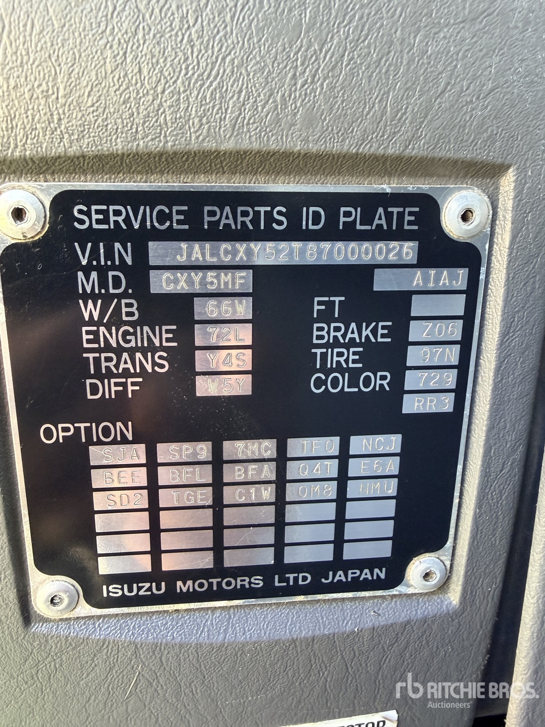 2009 Isuzu CXY 455