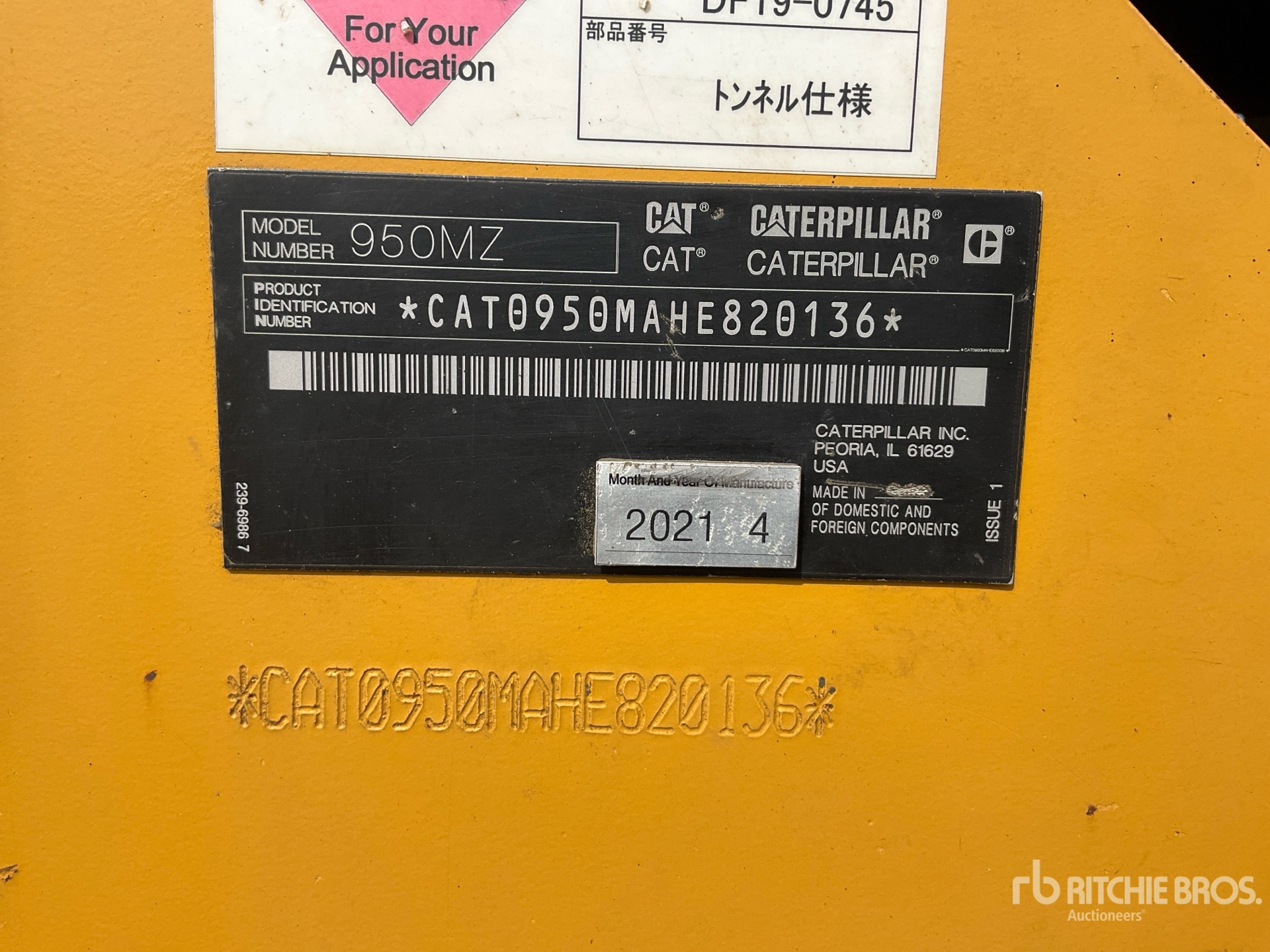 2019 Caterpillar 950MZ