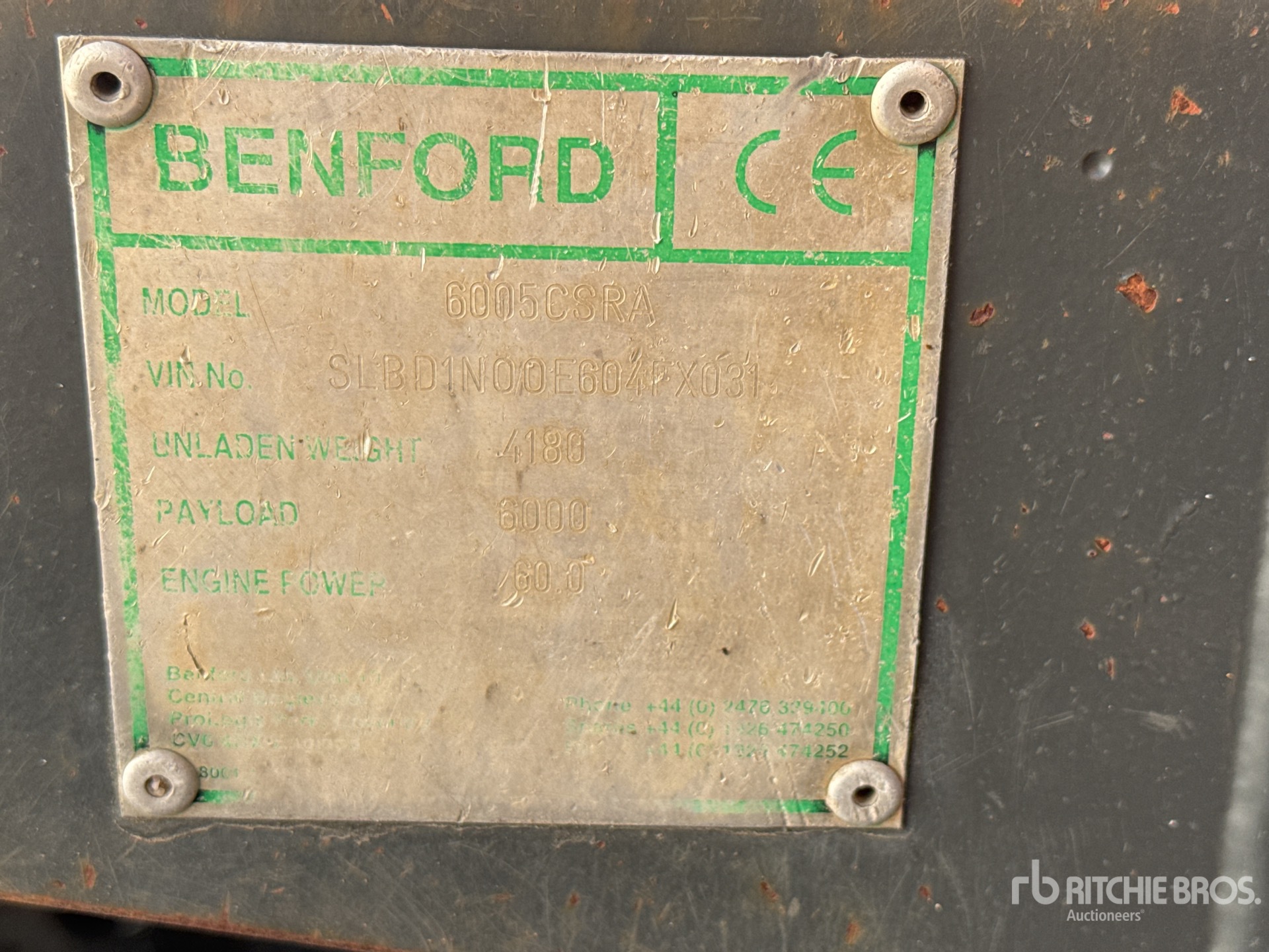 Benford  6005CSRA