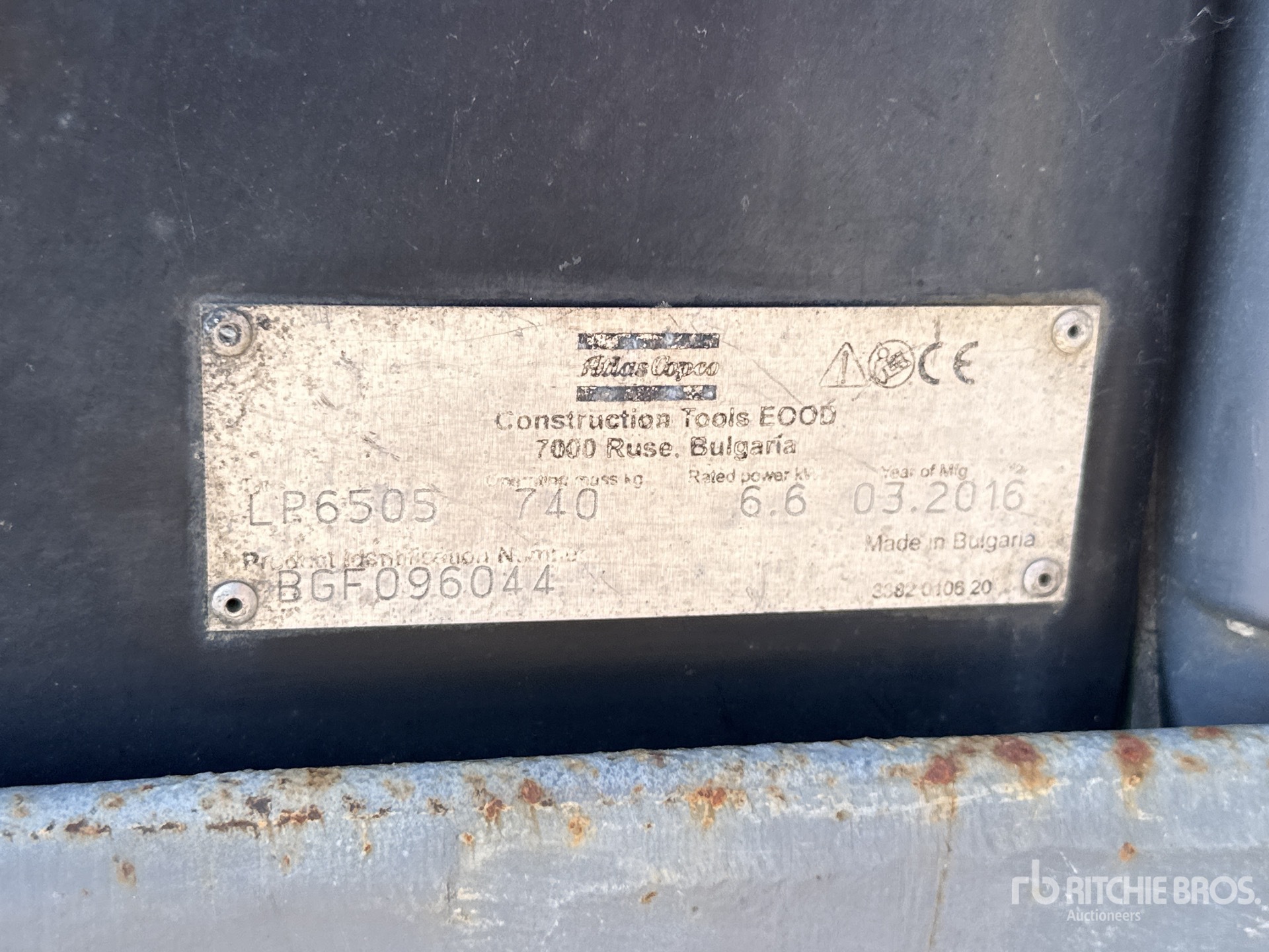 2016 Atlas Copco LP6505