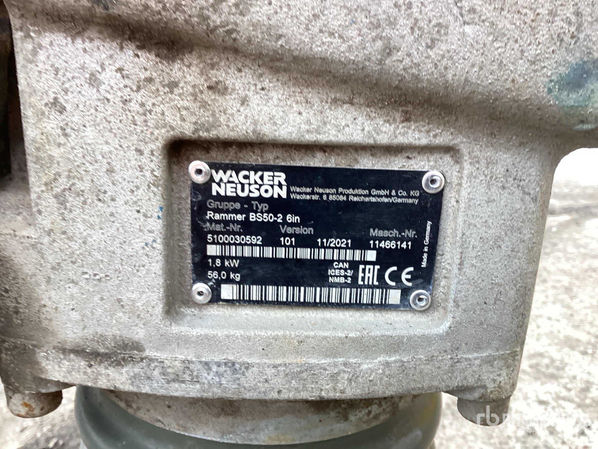 2021 Wacker Neuson BS50-2