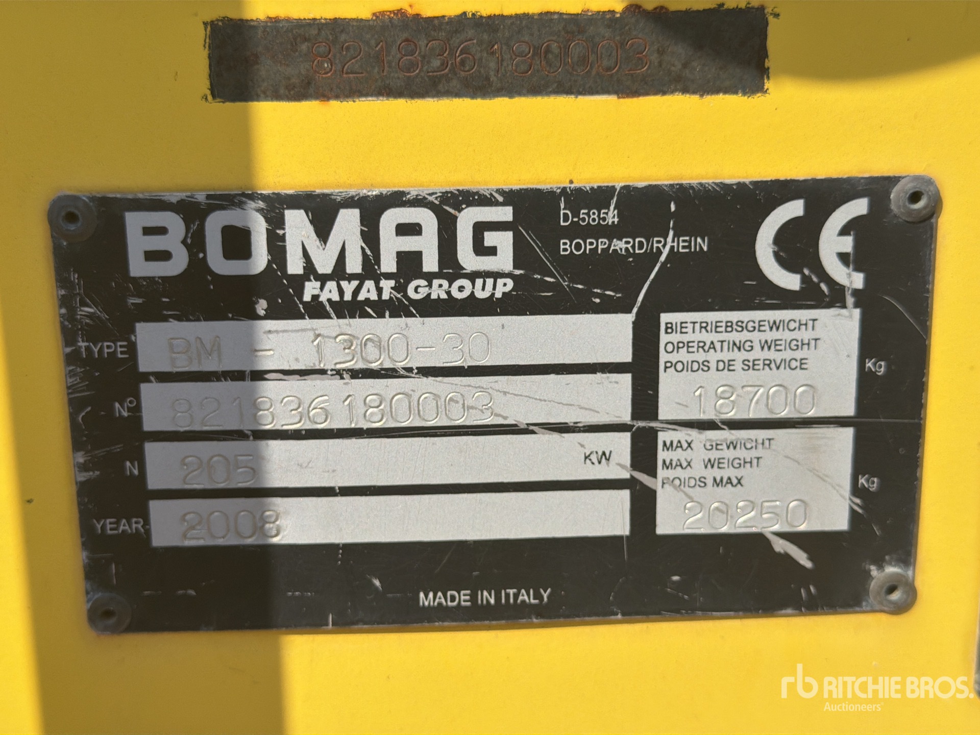 2008 Bomag BM1300-30