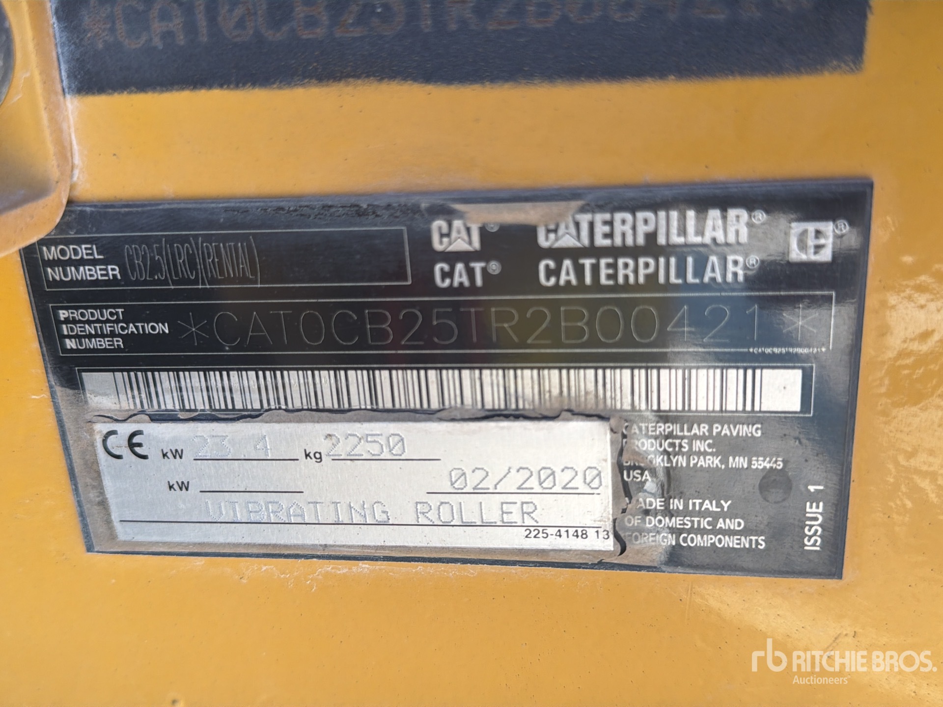 2020 Caterpillar CB2.5 LRC
