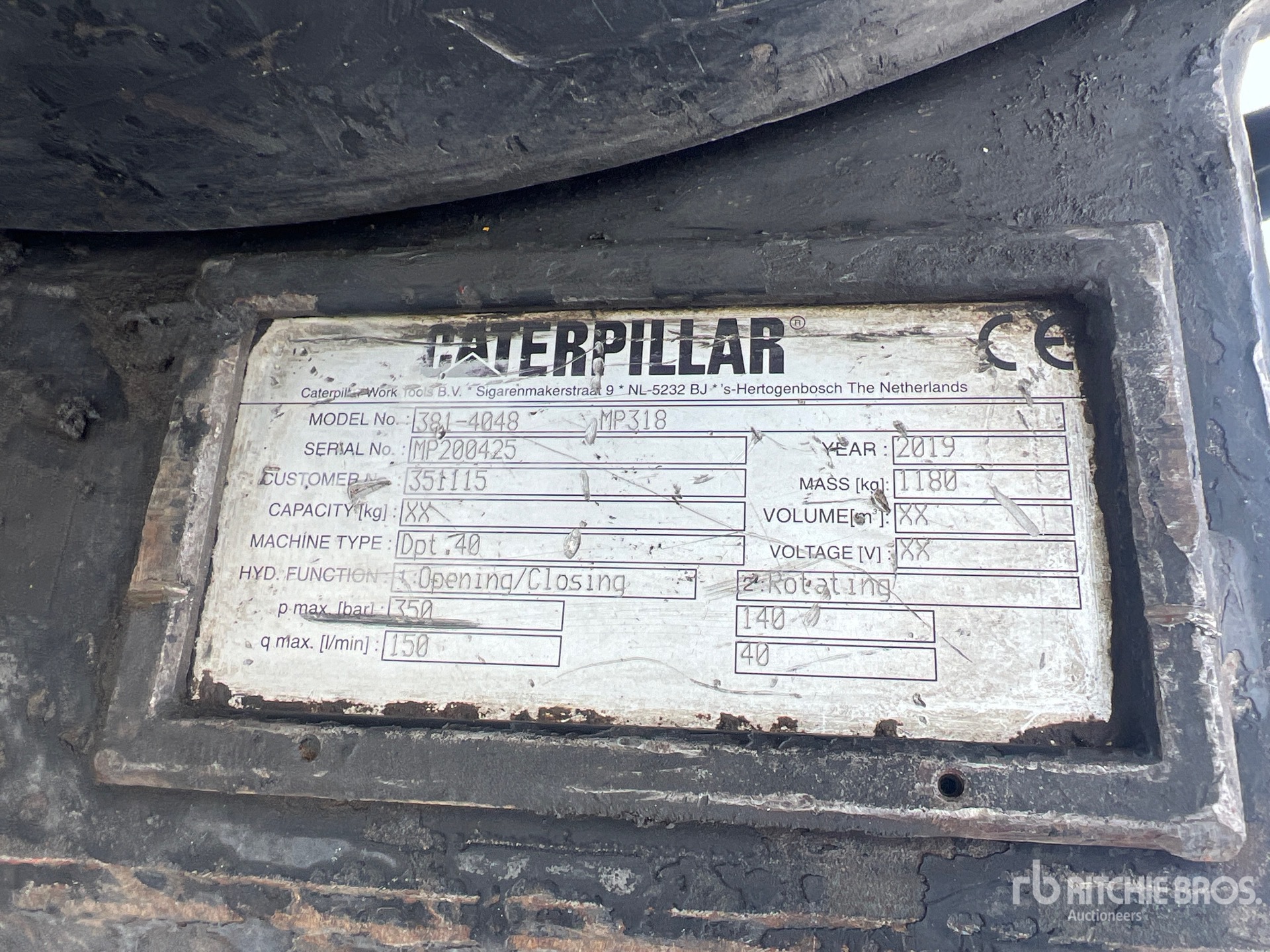 2019 Caterpillar MP318