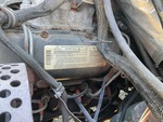 Engine with Emission Certification Label