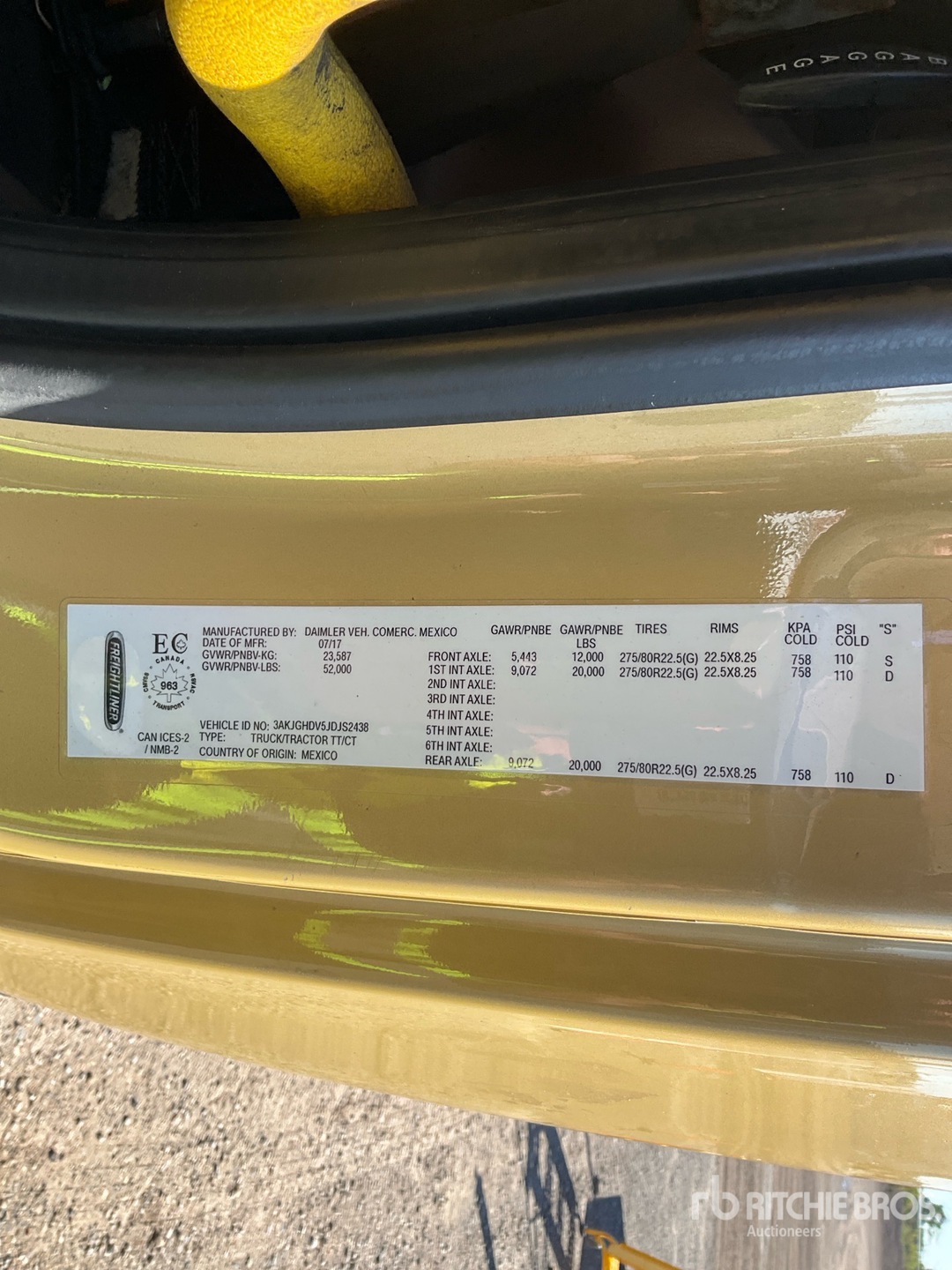 Photo of 2018 Freightliner CASCADIA 113