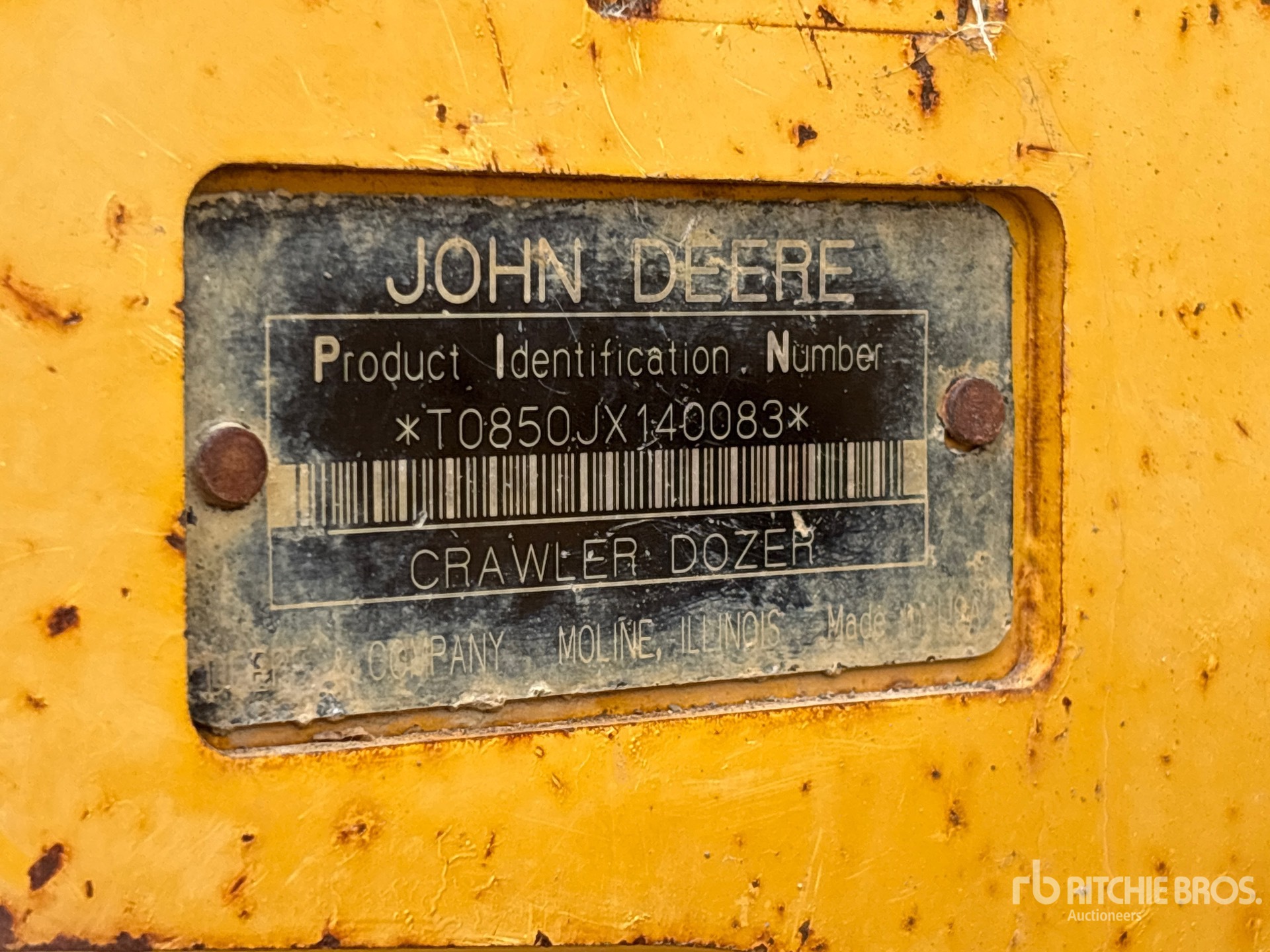 2007 John Deere 850J WLT