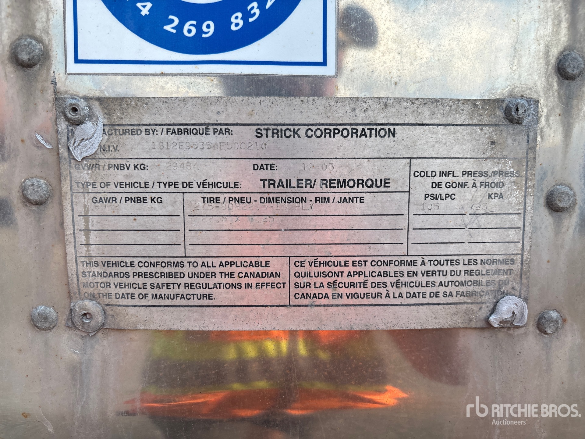 2004 Strick 53 FT T/A