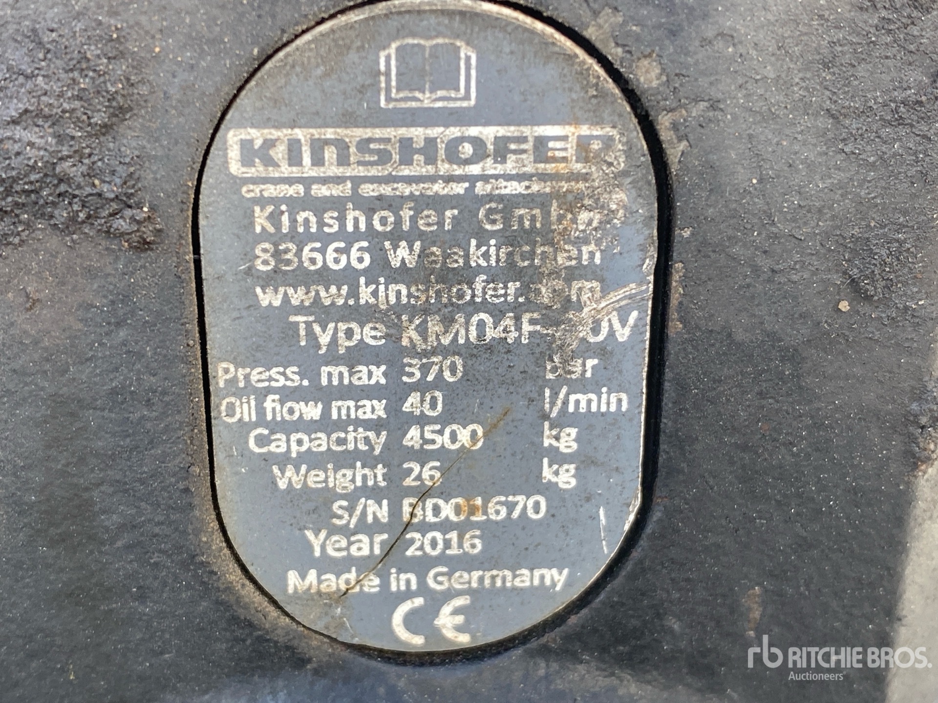2016 Kinshofer C05HPX-40 3-5TO