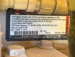 Engine with Emission Label