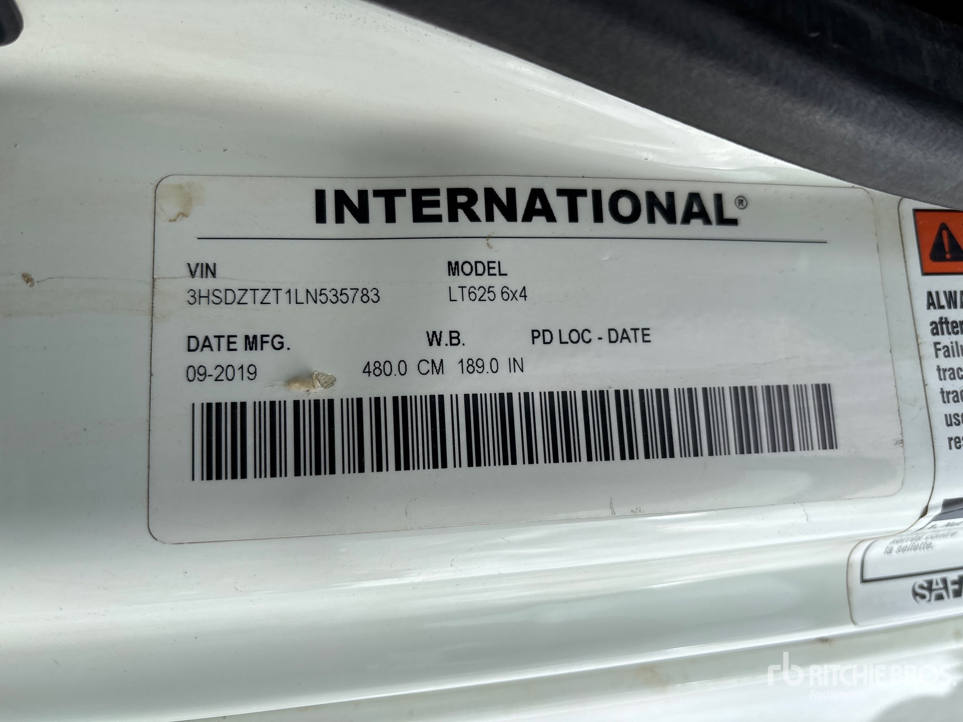 2020 International LT625