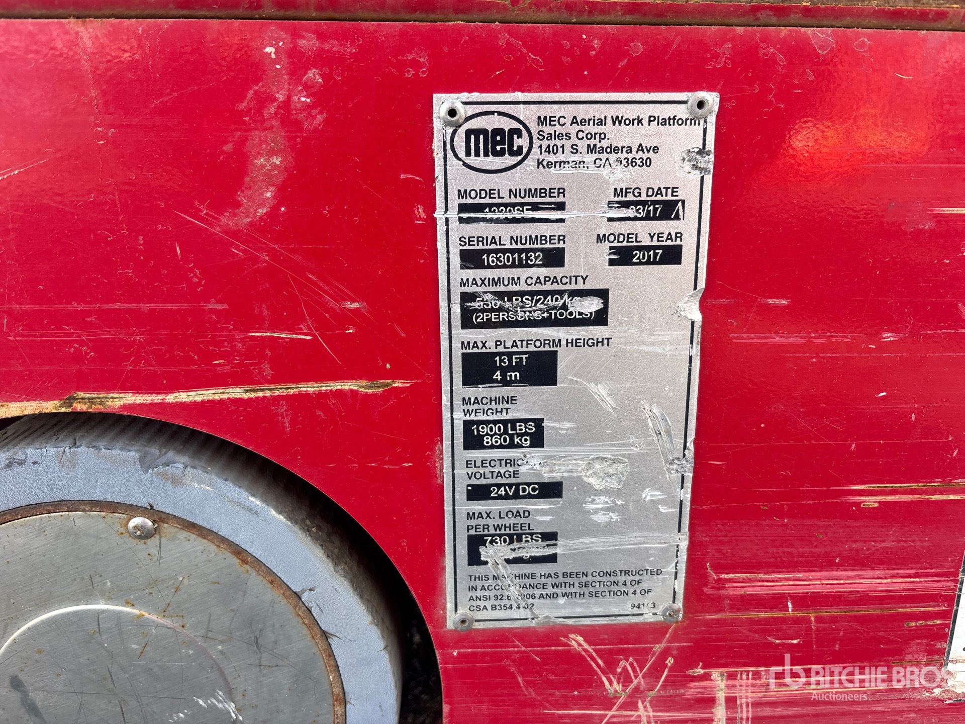 2017 Mec 1330SE