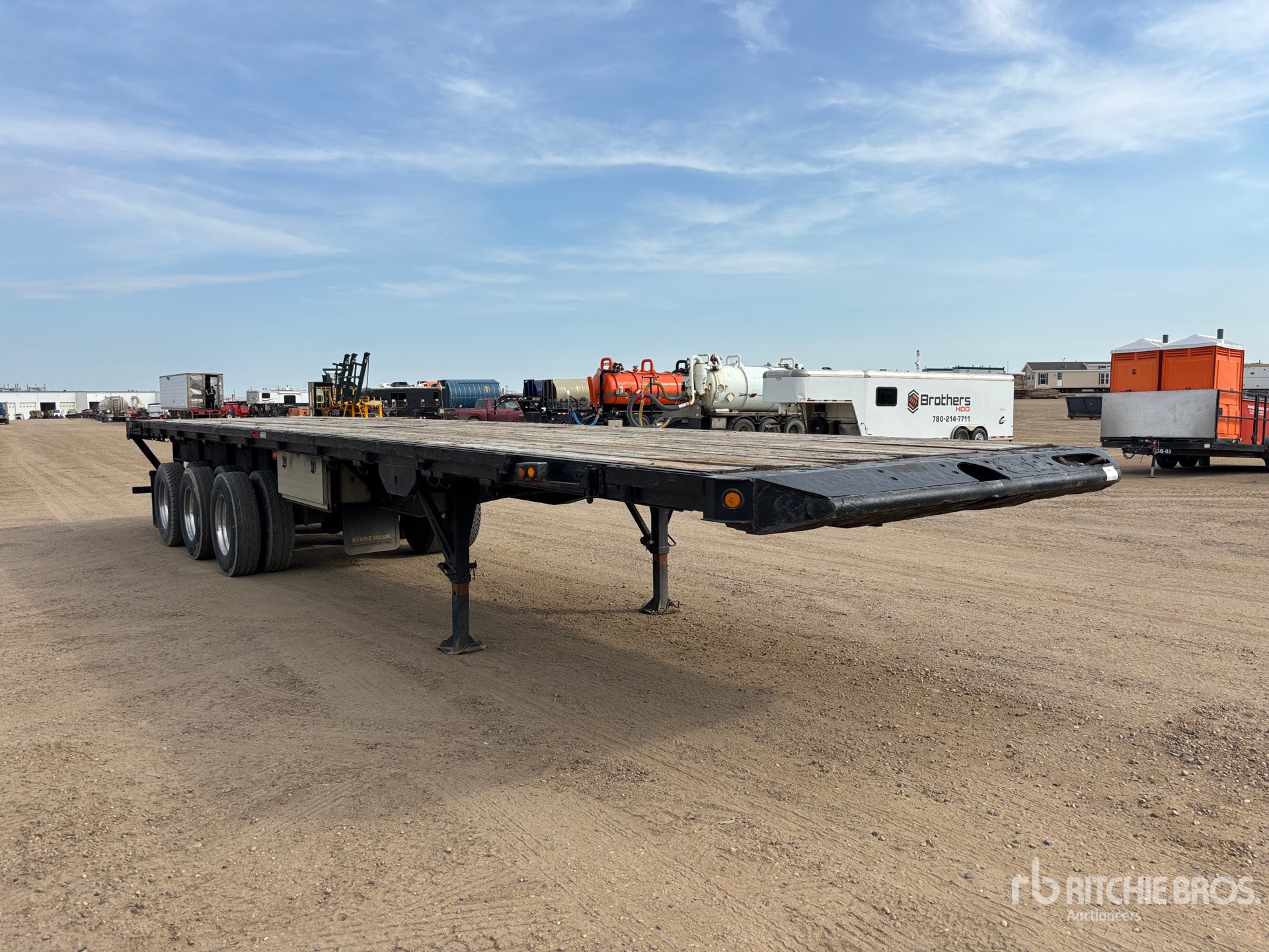 2012 Manac 45 FT TRI/A FLATBED