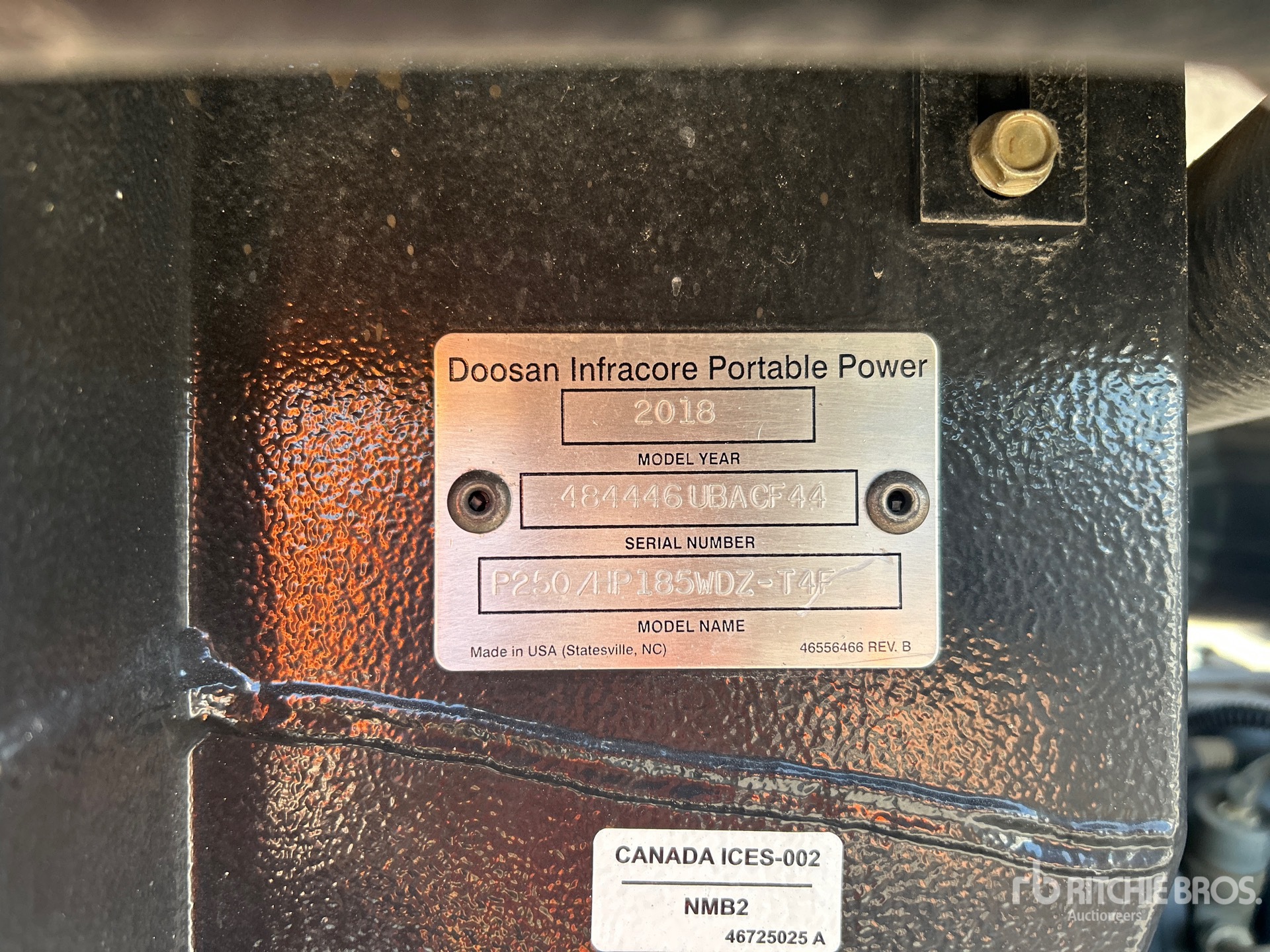 2018 Doosan Portable Power P250/HP185