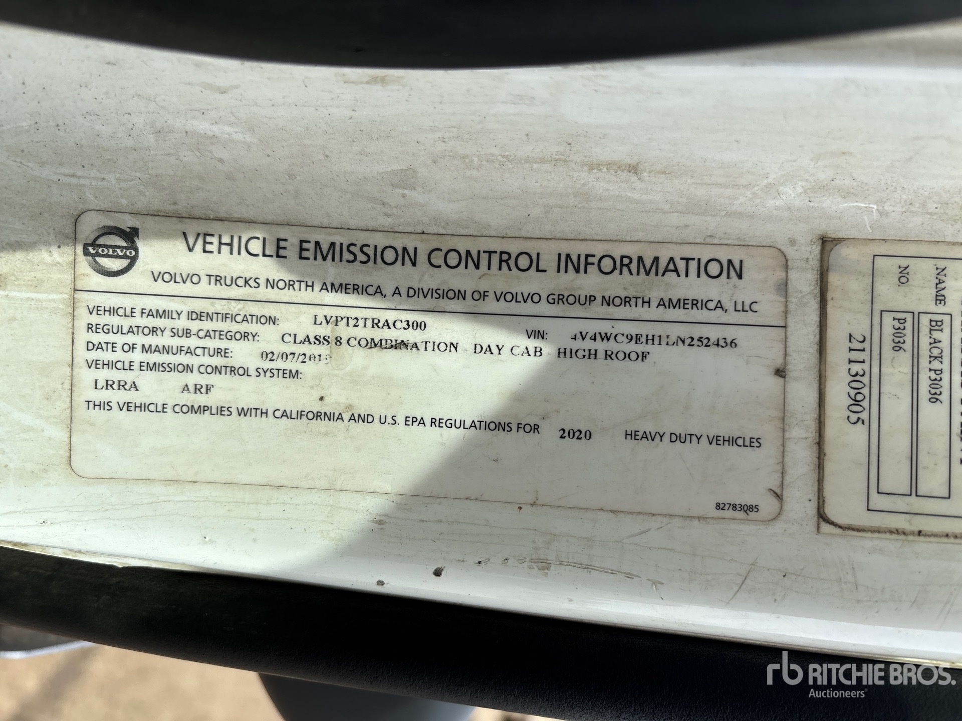 2020 Volvo VNR
