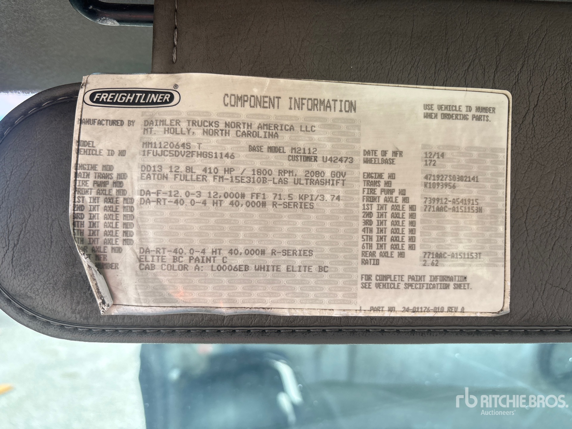 2015 Freightliner M2