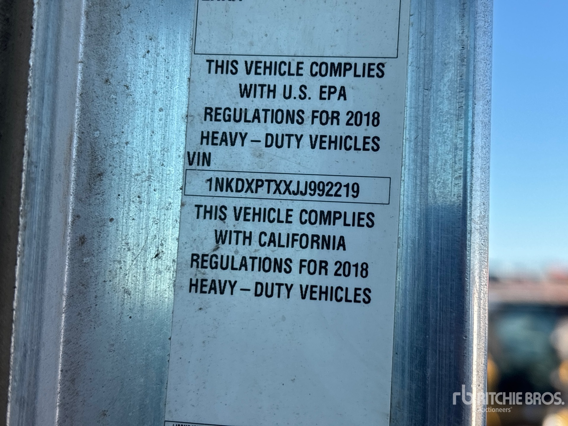 2018 Kenworth T800