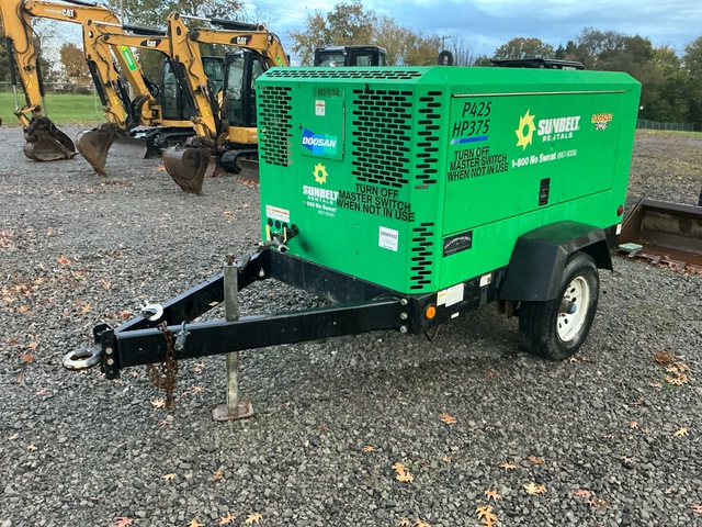 2018 Doosan HP375WCU 375 cfm Mobile Air Compressor